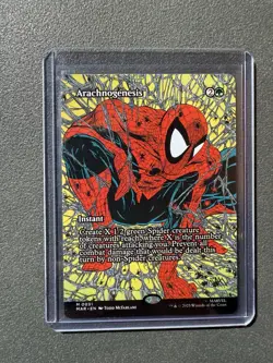 Arachnogenesis (Borderless) 0031 - Spider-Man - Magic: The Gathering MTG - Image 1