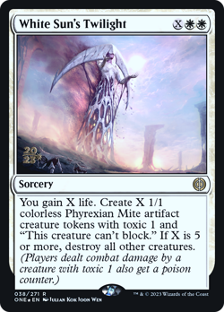 White Sun's Twilight Phyrexia: All Will Be One Prerelease Promos - Lightly Playe - Image 1