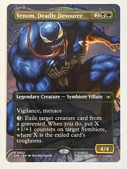 Venom, Deadly Devourer (Borderless) Marvel's Spider-Man: Eternal-Legal Non-Foil - Image 1