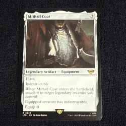 MTG Universes Beyond LOTR Mithril Coat Mythic Rare - Image 1