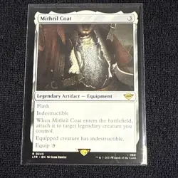 MTG Universes Beyond LOTR Mithril Coat Mythic Rare - Image 3