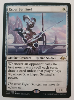 1x Esper Sentinel Modern Horizons 2 MTG Magic the Gathering NM - Image 1