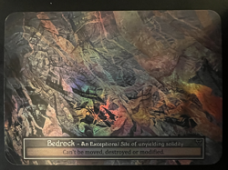 FOIL BEDROCK NM! *SORCERY: CONTESTED REALM - BETA* Exceptional - Image 1