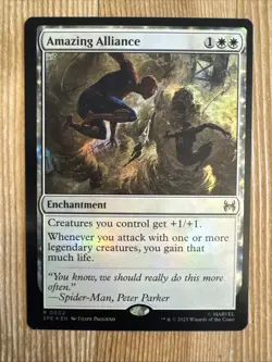 Amazing Alliance Foil Mtg Spider-Man Magic The Gathering - Image 1