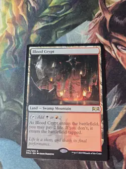 Blood Crypt RNA LP MTG Shock Land- Ravnica Allegiance Magic The Gathering - Image 2