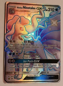 2019 Pokemon TCG Alolan Ninetales GX SV53/SV94 Shiny UR Hidden Fates - Image 1