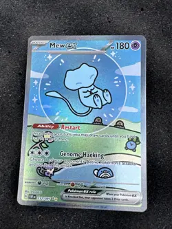 Pokemon TCG Mew EX 232/091 Special Illustration Rare Paldean Fates (Bubble Mew) - Image 1