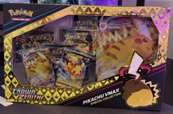 Pokemon TCG Sword & Shield Game Crown Zenith Pikachu VMAX Special Collection Box - Image 1