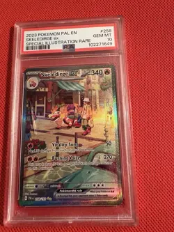 2023 Pokemon Pal En-Paldea Evolved #258 Skeledirge EX PSA 10 Gem Mint - Image 1