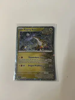 Pokemon TCG Raging Bolt 111/142 Stellar Crown Best Buy Stamped Promo - Image 1