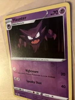 Pokemon Haunter 084/202 Uncommon Reverse Holo Sword & Shield Base Set NM - Image 4