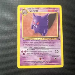 Gengar 20/62 Fossil Non-Holo - TCG Pokemon - LP - Image 1