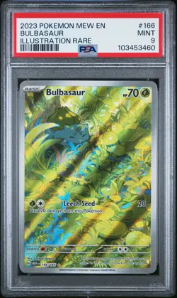 Bulbasaur #166 2023 Pokemon Mew En-151 PSA 250010 - Image 1