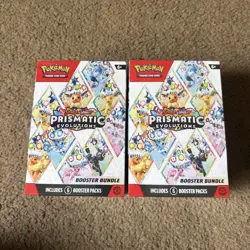 Pokemon TCG X2 Prismatic Evolutions Booster Bundle New Sealed - Image 1