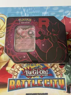 Pokemon Destined Rivals Tin Set x3 Brand New Sealed Team Rocket Collection Lot - Image 2