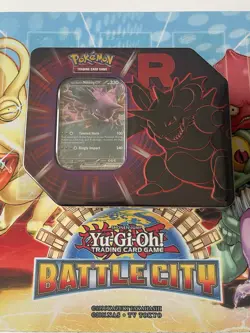 Pokemon Destined Rivals Tin Set x3 Brand New Sealed Team Rocket Collection Lot - Image 4
