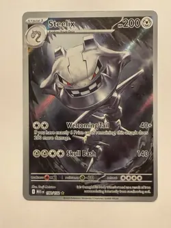 Steelix 150/132 Illustration Rare Pokemon Mega Evolution NM - Image 1