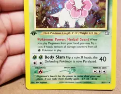 POKEMON TCG 1ST EDITION MEGANIUM 10/111 ☆ HOLO RARE NEO GENESIS VINTAGE LP - Image 5
