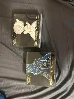 Pokemon Center Mega Evolutions ETB Set of 2 Sealed Boxes - Image 1