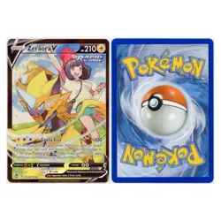2022 Pokemon Zeraora V SWSH Silver Tempest Trainer Gallery Ultra Rare #TG16/TG30 - Image 3