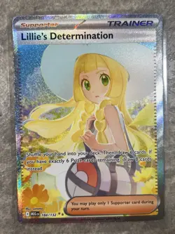 Lillie’s Determination Mega Evolution 184/132 Pokemon TCG SIR English (NM) - Image 1
