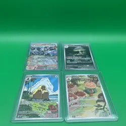 Lot of 4 Surging Sparks Pokemon TCG Illustration Rare + EX Pack Fresh NM/M - Image 1