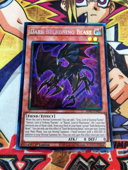 Dark Beckoning Beast ra03-en027 (NM+) Collectors Rare Yu-Gi-Oh! - Image 1