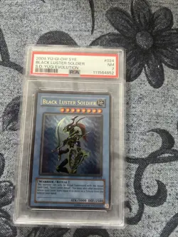 Yu-Gi-Oh TCG Black Luster Soldier SYE-024 RARE PSA 7 - Image 1