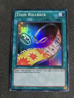 Toon Rollback DRL2-EN024 Super Rare 1st Edition NM Yugioh - Image 1