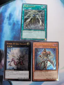 YuGiOh! ZTIN Ultimate Rare Set Gagagabolt & Number20 & Gagaga Magician All 3! - Image 1