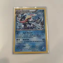 Pokemon TCG Greninja XY162 Holo Promo Card LP - Image 1
