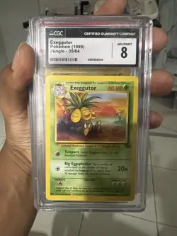 Exeggutor Pokemon Card (1999) Jungle Set CGC Graded NM 8 - Image 1