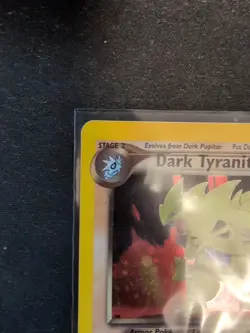 Pokemon Dark Tyranitar Neo Destiny Holo Rare Card 11/105 2000 Vintage WOTC - Image 4
