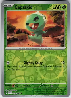 Pokemon Capsakid 027/198 SV01: Scarlet & Violet Base Set NM Reverse Holo card - Image 1