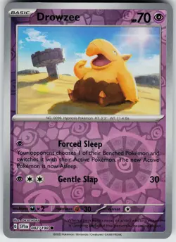 Pokemon Drowzee 082/198 SV01: Scarlet & Violet Base Set NM Reverse Holo card - Image 1