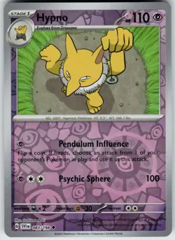 Pokemon Hypno 083/198 SV01: Scarlet & Violet Base Set NM Reverse Holo card - Image 1