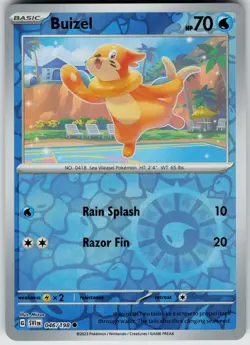 Pokemon Buizel 046/198 SV01: Scarlet & Violet Base Set NM Reverse Holo card - Image 1