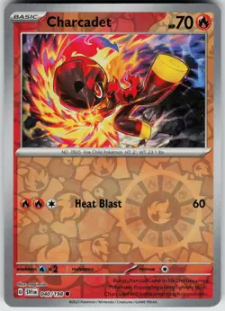Pokemon Charcadet 040/198 SV01: Scarlet & Violet Base Set NM Reverse Holo card - Image 1