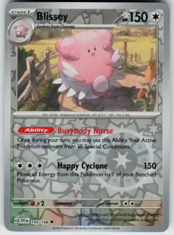 Pokemon Blissey 145/198 SV01: Scarlet & Violet Base Set NM Reverse Holo card - Image 1