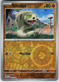 Pokemon Silicobra 119/198 SV01: Scarlet & Violet Base Set NM Reverse Holo card - Image 1