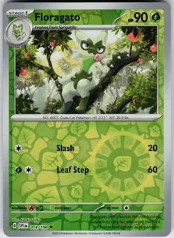 Pokemon Floragato 014/198 SV01: Scarlet & Violet Base Set NM Reverse Holo card - Image 1