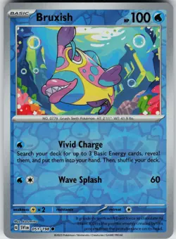 Pokemon Bruxish 051/198 SV01: Scarlet & Violet Base Set NM Reverse Holo card - Image 1