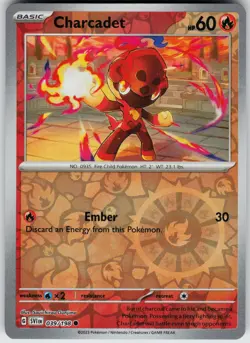 Pokemon Charcadet 039/198 SV01: Scarlet & Violet Base Set NM Reverse Holo card - Image 1