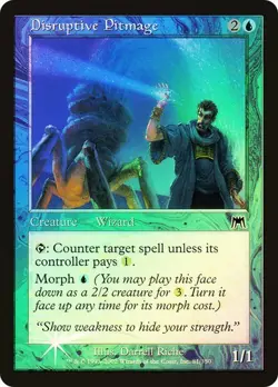 Onslaught MTG FOIL Disruptive Pitmage Magic - Image 1