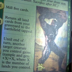 Summon: Titan - Pre-release Foil Stamped Promo - Final Fantasy MTG - Image 2