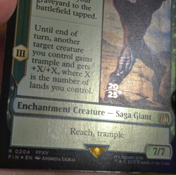 Summon: Titan - Pre-release Foil Stamped Promo - Final Fantasy MTG - Image 3