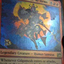 Gilgamesh, Master-at-Arms - Pre-release Foil Stamped Promo - Final Fantasy MTG - Image 2