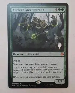 Ancient Greenwarden Zendikar Rising Magic The Gathering MTG Promo M/NM - Image 1