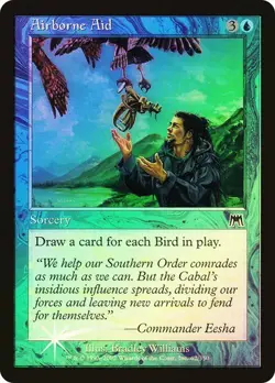 Onslaught MTG FOIL Airborne Aid Magic - Image 1