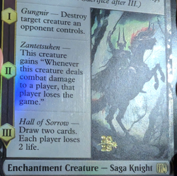 Summon: Primal Odin - Pre-release Foil Stamped Promo - Final Fantasy MTG - Image 2